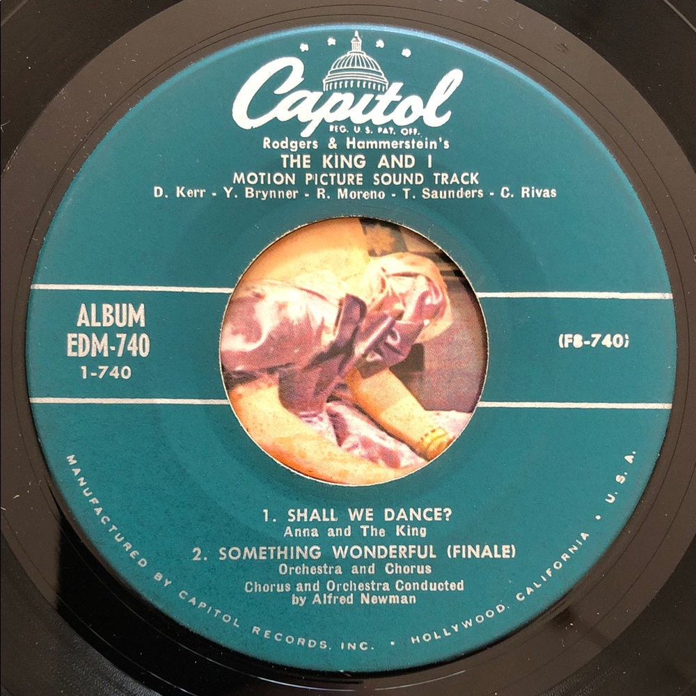 The King and I Soundtrack Vinyl Vinyl 45 4x Record Set '56 - Picture 12 of 16